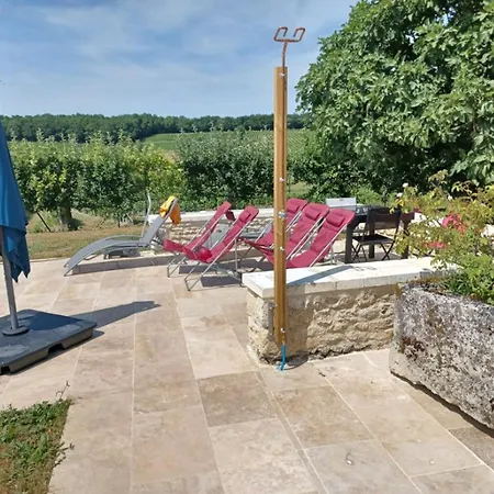 Hébergement de vacances Maison Spacieuse Avec Piscine Chauffée, Jardin Clos, Terrasses, Cheminée, Et équipements Bébé Inclus. - Fr-1-653-183 Pereuil